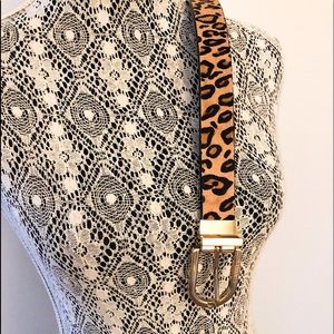 NWT Calvin Klein Leopard Belt